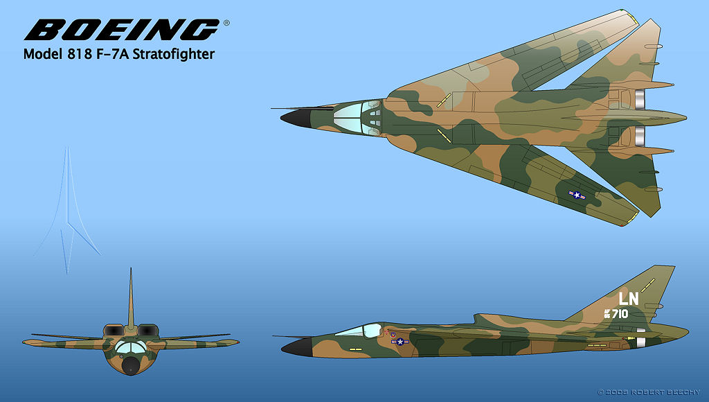 Boeing Model 818 F-7A Stratofighter