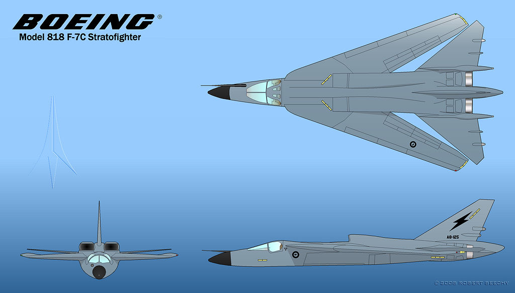 Boeing Model 818 F-7A Stratofighter