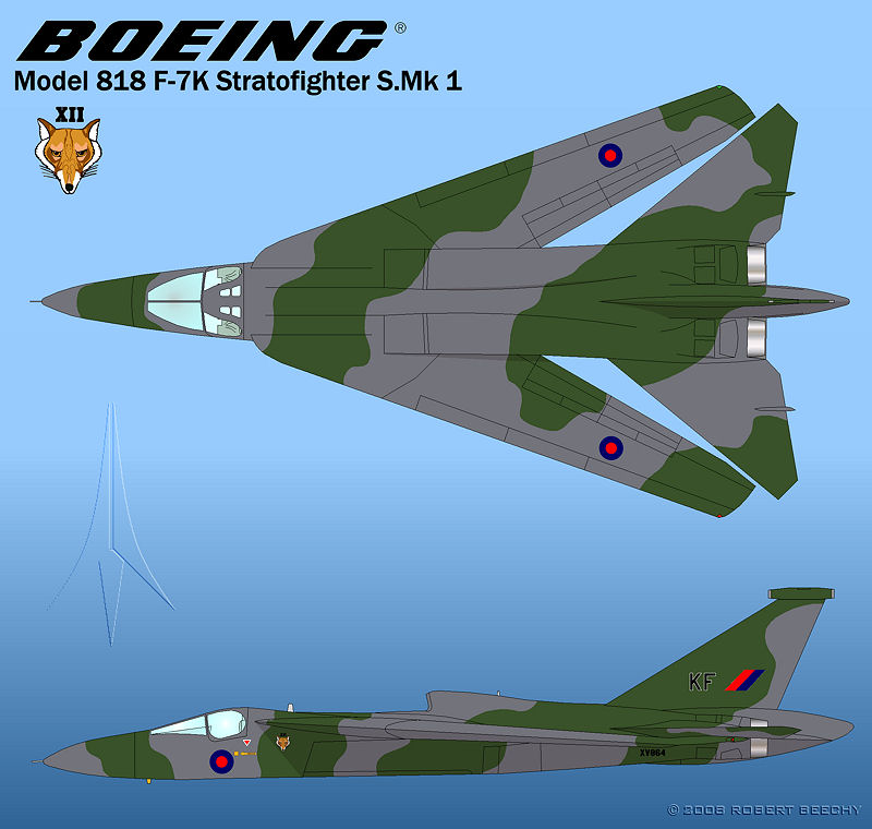 Boeing Model 818 F-7A Stratofighter